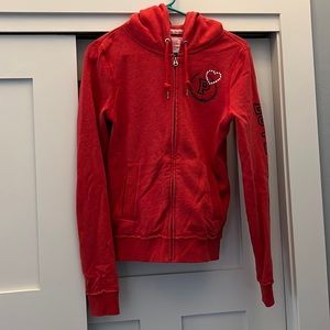 Wisconsin Badgers PINK full zip sweatshirt